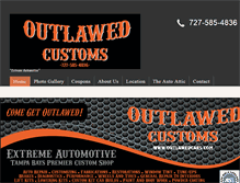 Tablet Screenshot of outlawedcars.com